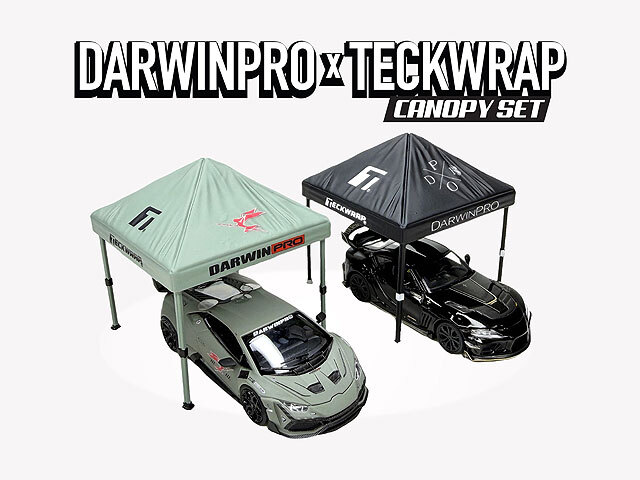 ☆予約品☆ アメリカンジオラマ 1/64 DarwinPro x Teckwrap キャノピー