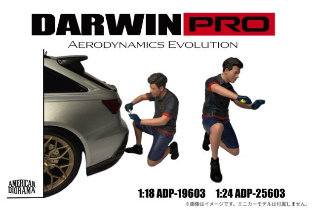 ☆予約品☆ アメリカンジオラマ 1/24 DarwinPro x Teckwrap フィギュア 3