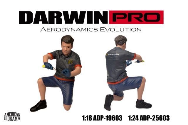 ☆予約品☆ アメリカンジオラマ 1/24 DarwinPro x Teckwrap フィギュア 3