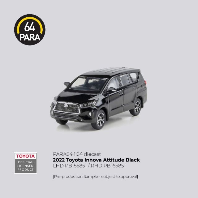 1/64 とトヨタパブリカバン ☆予約品☆ PARA64 x Hobby Forever 1/64 トヨタ イノーバ 2022