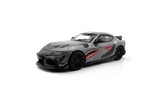 ☆予約品☆ WORKS Model 1/64 ダーウィンプロ スープラ カーボングレー