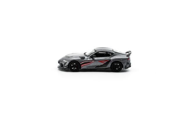 ☆予約品☆ WORKS Model 1/64 ダーウィンプロ スープラ カーボングレー