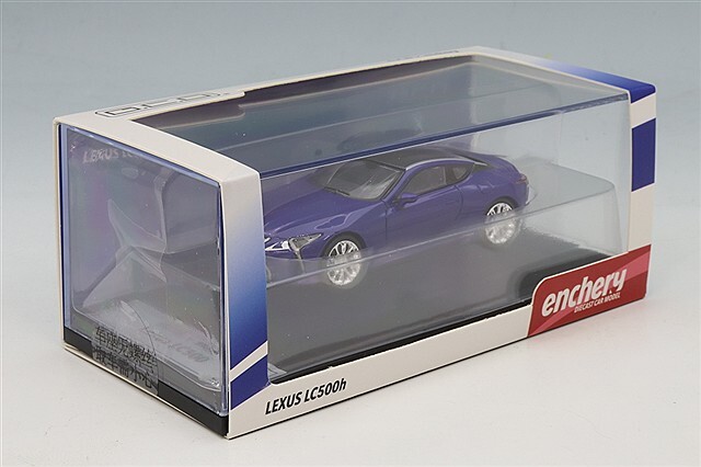 GCD x エンチェリー 1/64 レクサス LC500h ブルー (左ハンドル)
