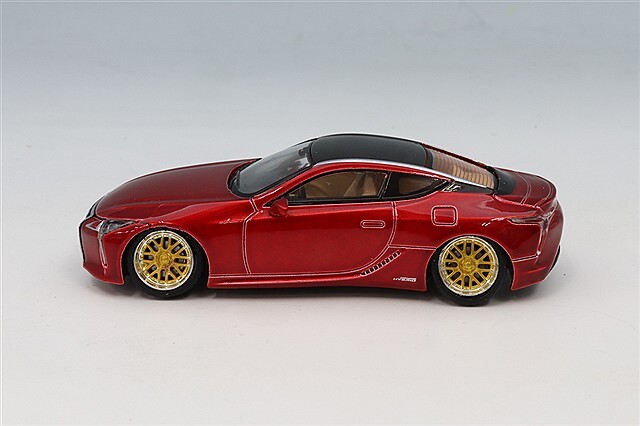 LLICA Sheer Rage 500部限定 GCD x エンチェリー 1/64 レクサス LC500h ローライダー レッド (左