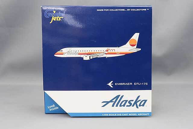 アラスカ　ハスキーズ　ERJ-175　1/400 Alaska Airlines Embraer ERJ-175 Reg# N182SY GeminiJets
