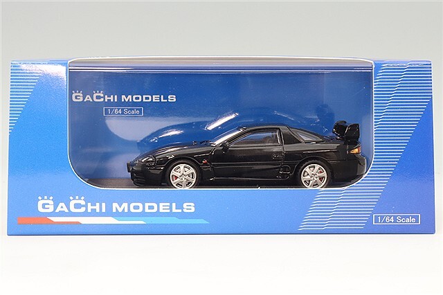 GTOまとめ売り GACHI MODELS 1/64 三菱 GTO (1998) ピレネーブラック