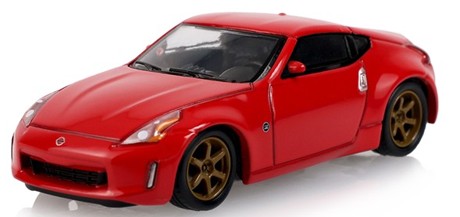 グリーンライト 1/64 2019 日産 370Z クーペ レッド ニューカスタム