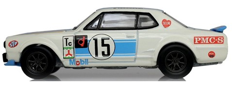 グリーンライト 1/64 1972 日産 スカイライン (50th Victory) カスタム