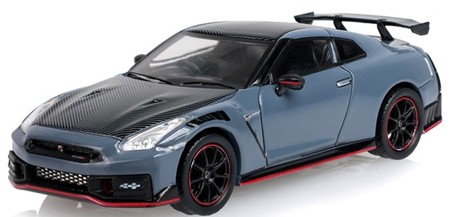 グリーンライト 1/64 2024 日産 GT-R ニスモ ステルスグレイ (KCE)
