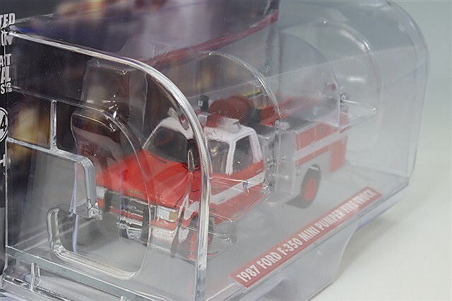 グリーンライト 1/64 1987 フォード F-350 ミニポンパー 消防車 FDNY