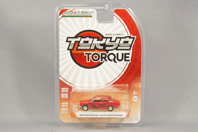 グリーンライト 1/64 TokyoTorque 3 1971 ダットサン 510 