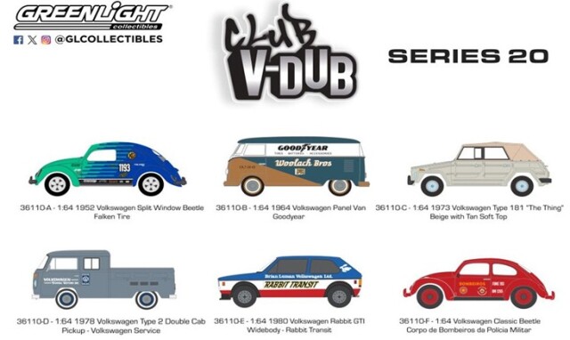 グリーンライト 1/64 カリフォルニア ローライダー シリーズ 5 1BOX 6台入
