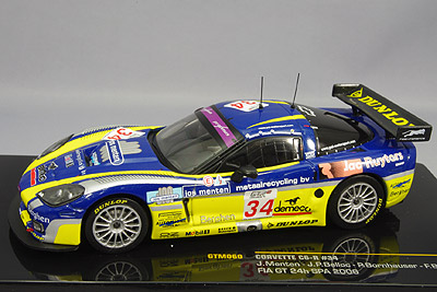 イクソ 1/43 コルベット C6-R 2006 スパ24H 5位 #34 J.Menten