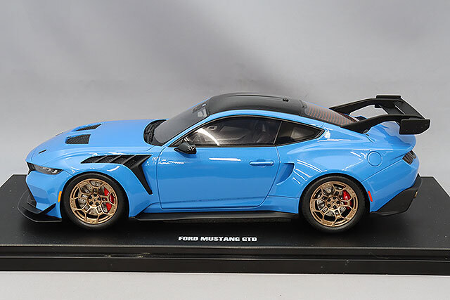 GTスピリット 1/18 フォード マスタング GTD 2024 ブルー