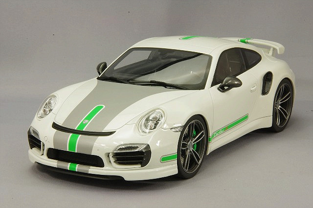 GTスピリット 1/18 ポルシェ 911 (991) ターボ テックアート ホワイト 
