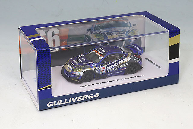 ☆予約品☆ GULLIVER64 1/64 GR86 Team Toyo Tires Drift 2025 D1GP