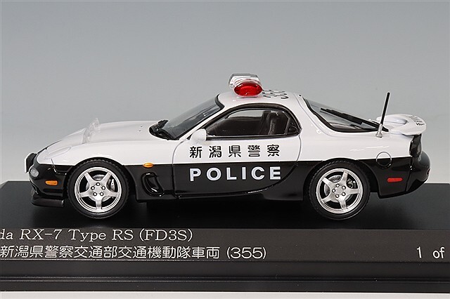 RAI'S 1/43 マツダ RX-7 タイプRS (FD3S) 2019 新潟県警察交通部交通