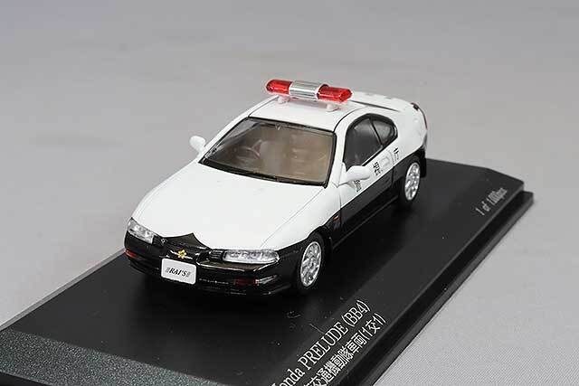 RAI'S 1/64 ホンダ プレリュード (BB4) 警視庁交通機動隊車両 (1交1)