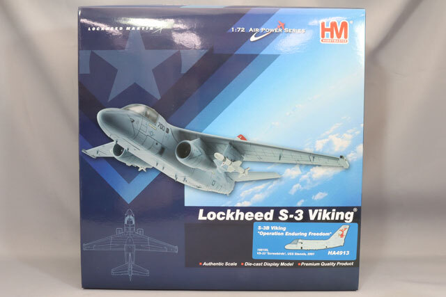 ミニカー　1/72 S-3B バイキング “VS-33 スクリューバーズ 不朽の自由作戦” [HA4913] ホビーマスター 1/72 S-3B バイキング 