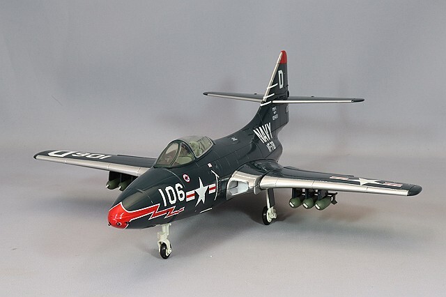ホビーマスター 1/48 F9F-5 パンサー アメリカ海軍 VF-781  