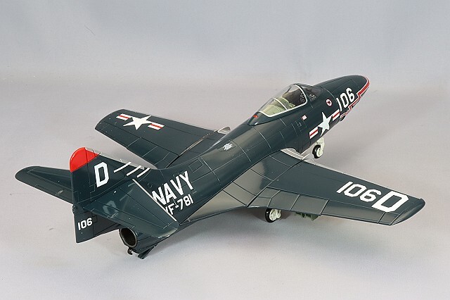 ホビーマスター 1/48 F9F-5 パンサー アメリカ海軍 VF-781  