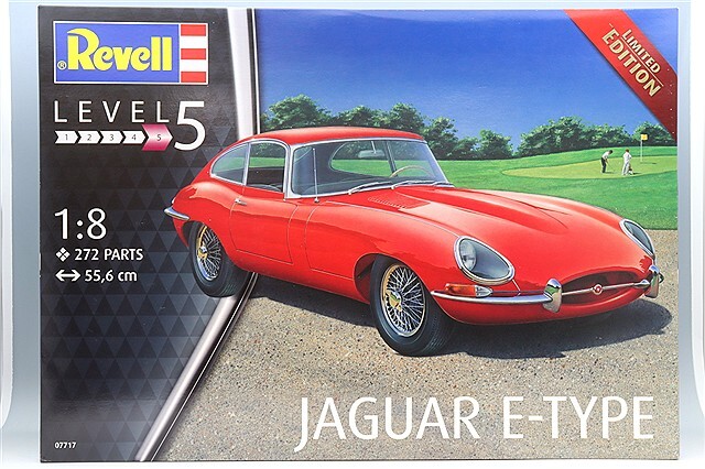【希少】Revell Jaguar E-Type (XK-E) 1:8 Revell プラモデル 1/8 ジャガー Eタイプ リミテッドエディション