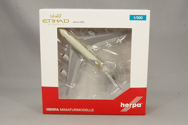 ヘルパ 1/500 エアバス A380 エティハド航空 
