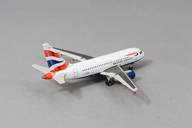 【高い素材】 ヘルパウィングス 1/500 ブリティッシュ A318 エアバス 航空機・ヘリコプター