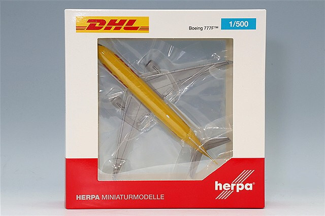 ヘルパ 1/500 ボーイング 777F DHLアビエーション N776CK