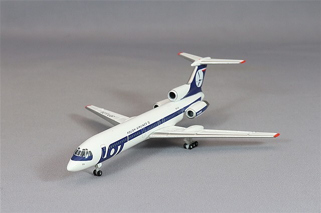 ヘルパ 1/500 ツポレフ TU-154M LOTポーランド航空 SP-LCA
