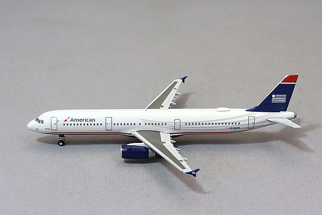 ヘルパ 1/500 エアバス A321 アメリカン航空 US Airways Heritage