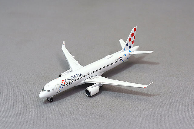 ヘルパ 1/500 エアバス A220-300 クロアチア航空 “Zagreb” 9A-CAE