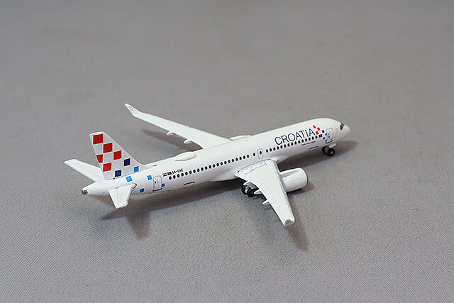 ヘルパ 1/500 エアバス A220-300 クロアチア航空 “Zagreb” 9A-CAE