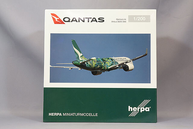 ヘルパ 1/200 エアバス A220-300 カンタスリンク Flying Art