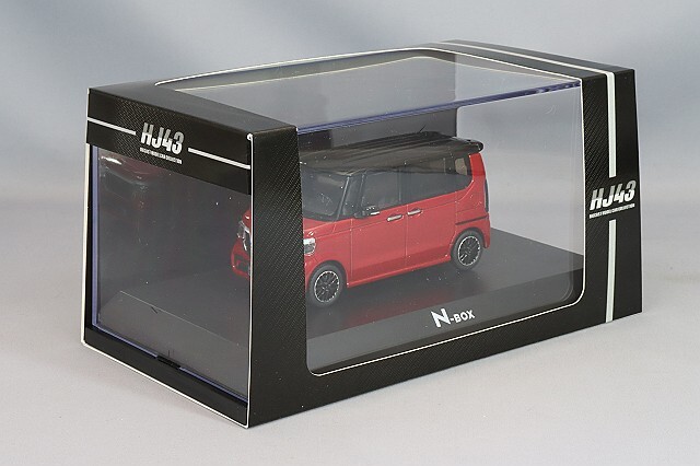 ホビージャパン 1/43 ホンダ N-BOX カスタム プレミアムクリスタル