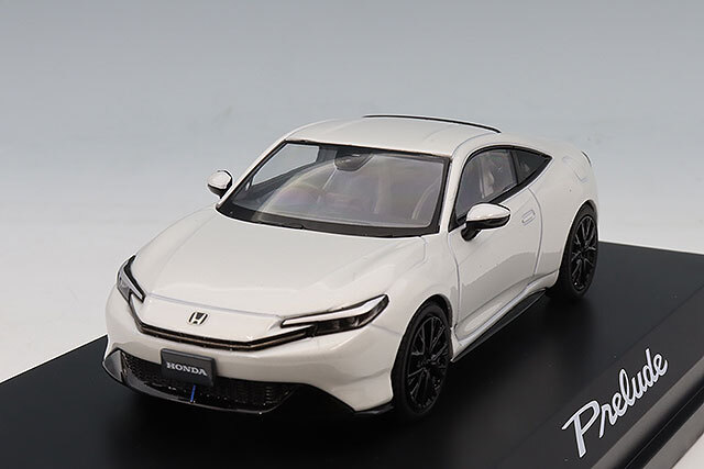 Hondaオリジナルパッケージ New PRELUDE プレリュード 1／43 ホビージャパン 1/43 ホンダ プレリュード 2025 ホワイト