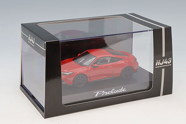 ホビージャパン 1/43 ホンダ プレリュード 2025 レッド