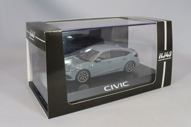 ホビージャパン 1/43 ホンダシビックtypeR(グレー) ホビージャパン HJD43 1/43 ホンダ シビック TYPE R (FL5