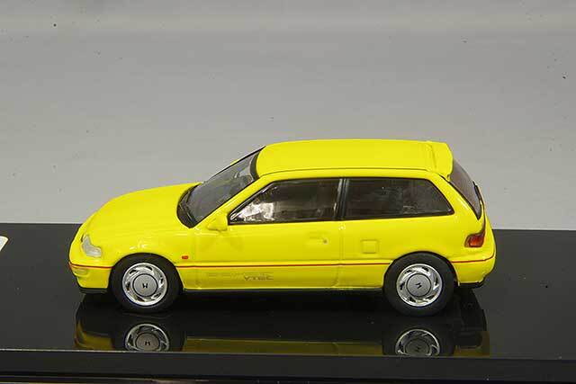 ホビージャパン 1/64 ホンダ シビック (EF9) SiR II イエロー