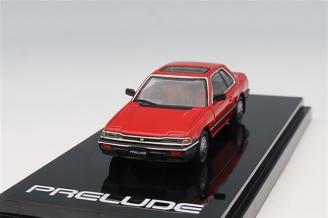 ホビージャパン 1/64 ホンダ プレリュード XX AB 前期型 レッド