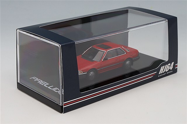 ホビージャパン 1/64 ホンダ プレリュード XX AB 前期型 レッド
