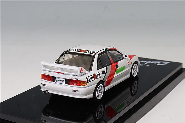 中古超美品 初代 レボエリート (右巻き) 宮沢模型流通限定】 ホビージャパン 1/64 三菱 ランサー RS
