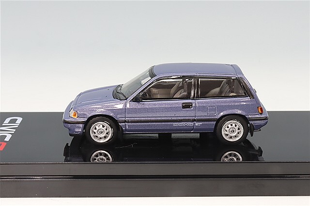 ホビージャパン 1/64 ホンダ シビック (AT) 後期型 ブルー