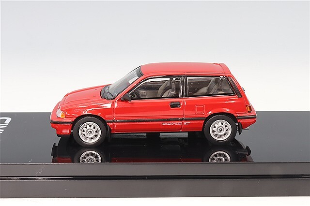 ホビージャパン 1/64 ホンダ シビック (AT) 後期型 レッド