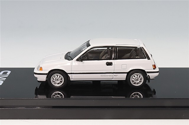 ホビージャパン 1/64 ホンダ シビック (AT) 後期型 ホワイト