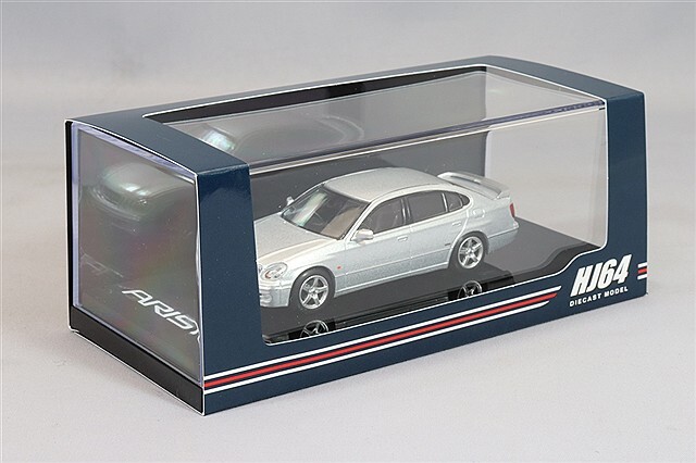 MARK43 1/43 トヨタ アリスト 3.0V (JZS147) シルバーメタリック