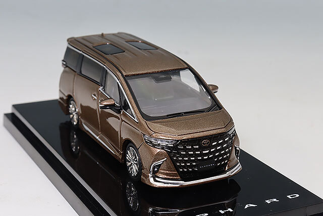 アルファード　HJ64 Toyota ALPHARD Z H40W 3台セット ホビージャパン 1/64 トヨタ アルファード Z (H40W) / 純正オプション