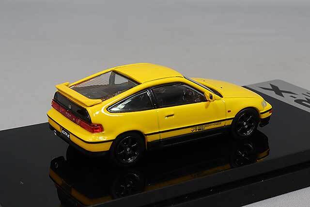 ホビージャパン 1/64 ホンダ CR-X SiR (EF8) JDM スタイル イエロー