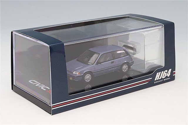 ホビージャパン 1/64 ホンダ シビック (AT) 後期型 純正オプション