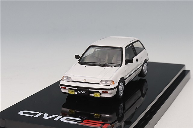 ホビージャパン 1/64 ホンダ シビック (AT) 後期型 純正オプション